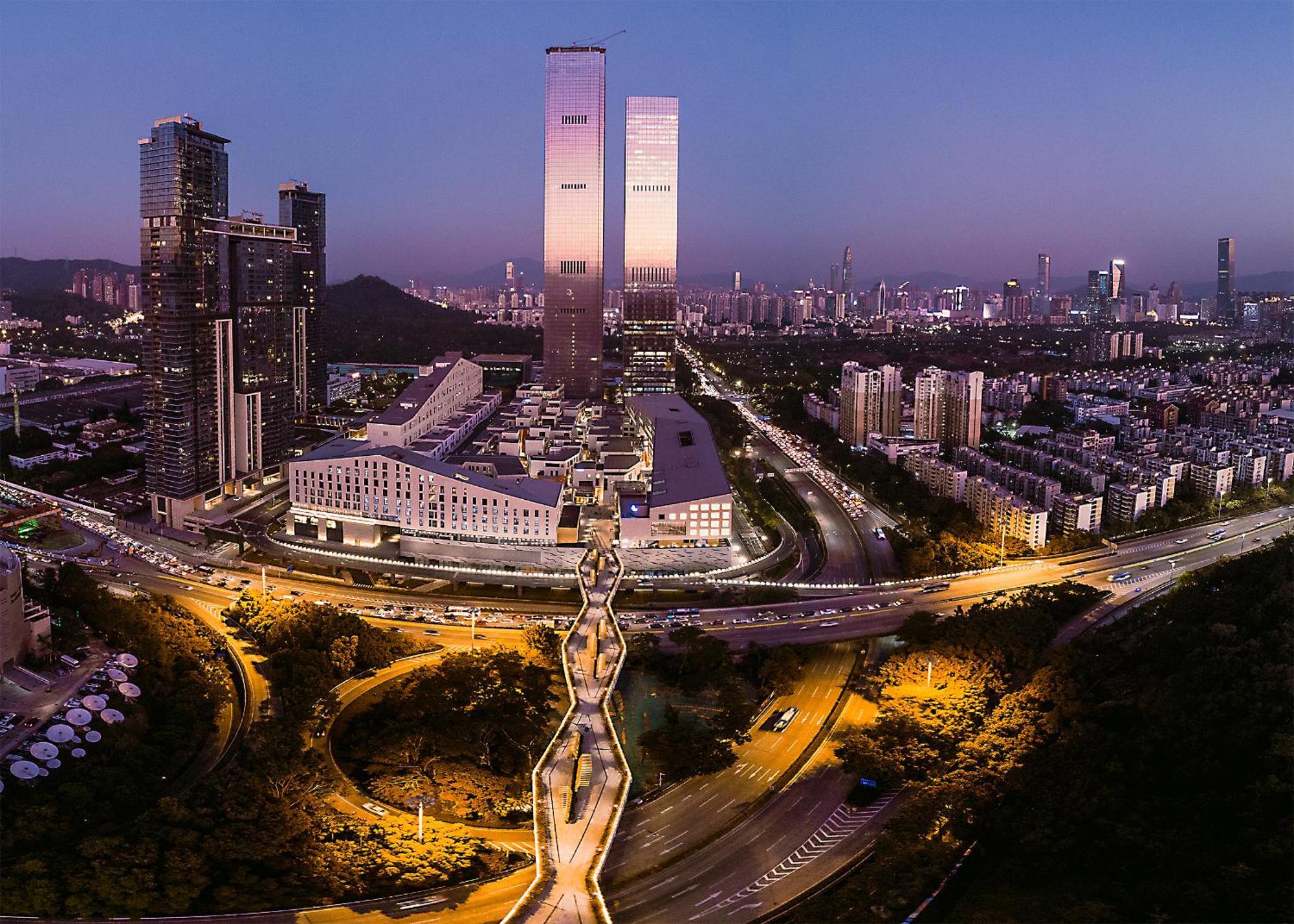Golden Central Hotel Serviced Residence-Xin Hao E Du Shenzhen Dış mekan fotoğraf
