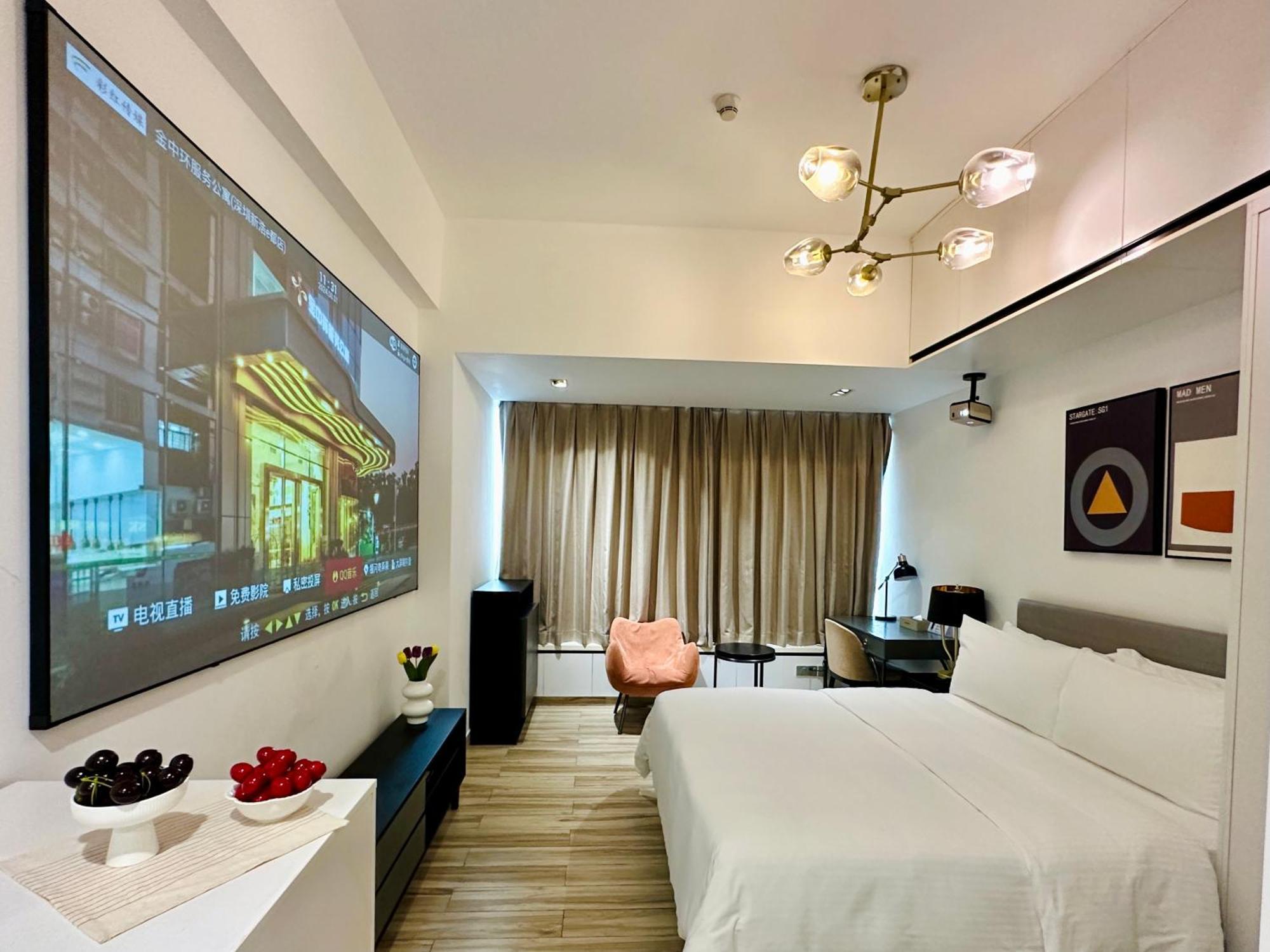 Golden Central Hotel Serviced Residence-Xin Hao E Du Shenzhen Dış mekan fotoğraf