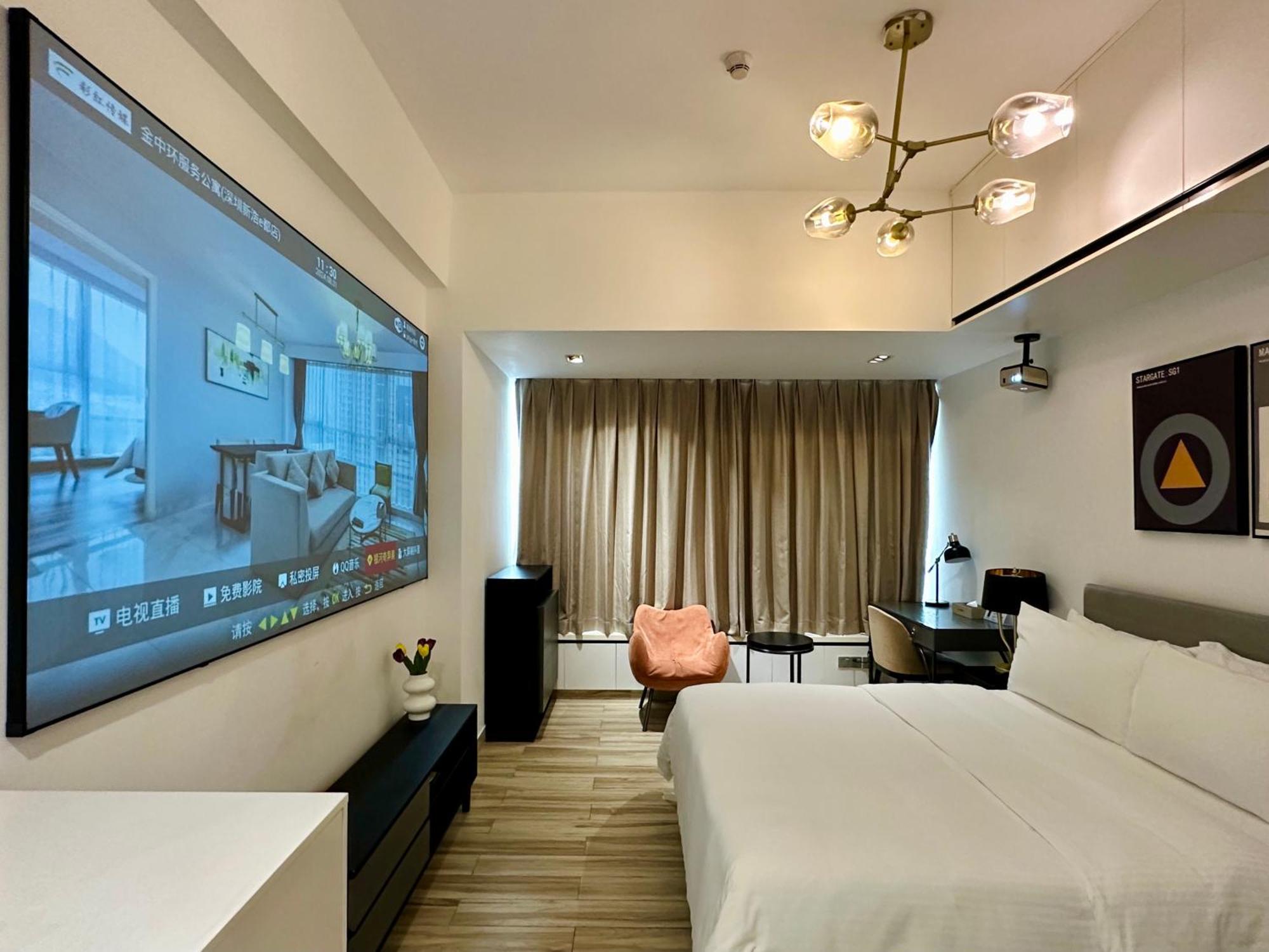 Golden Central Hotel Serviced Residence-Xin Hao E Du Shenzhen Dış mekan fotoğraf
