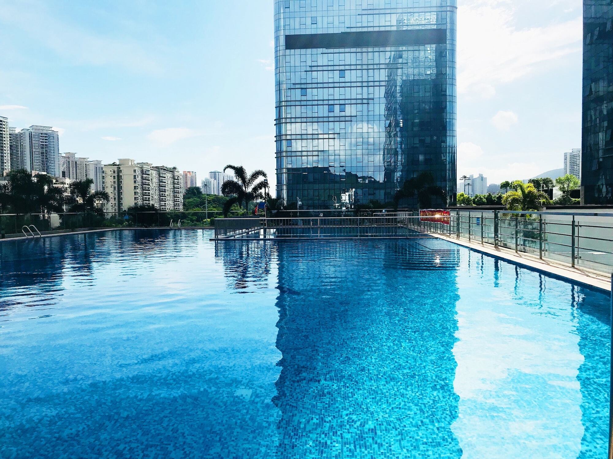 Golden Central Hotel Serviced Residence-Xin Hao E Du Shenzhen Dış mekan fotoğraf