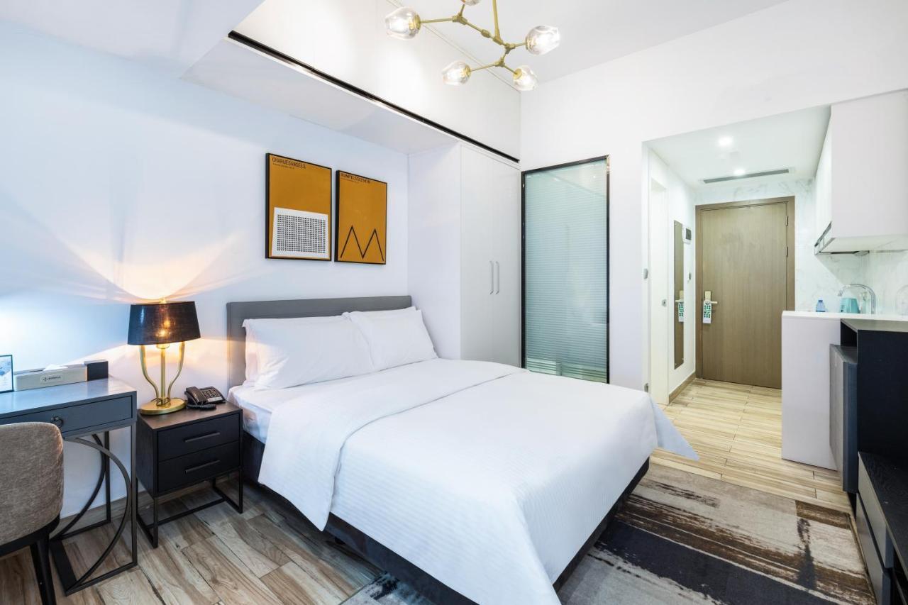 Golden Central Hotel Serviced Residence-Xin Hao E Du Shenzhen Dış mekan fotoğraf
