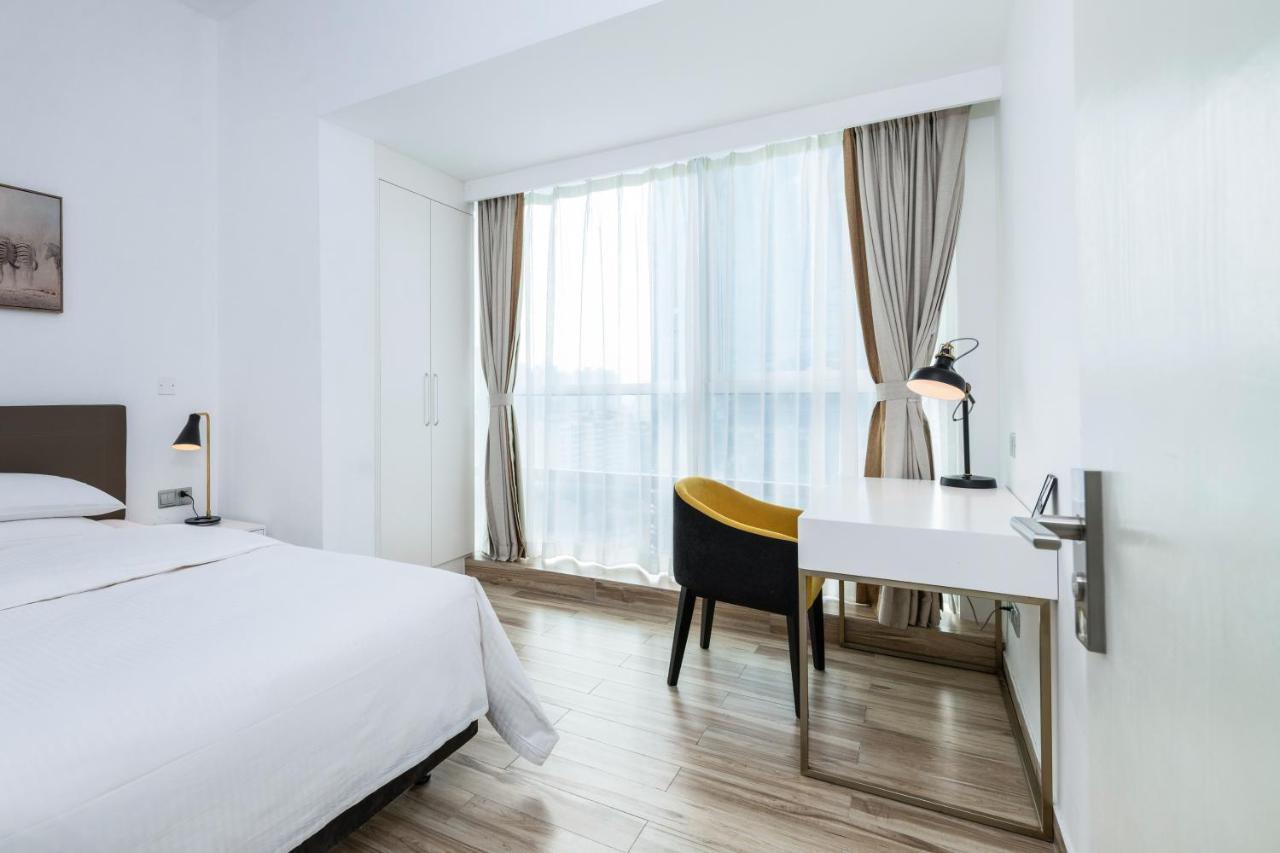 Golden Central Hotel Serviced Residence-Xin Hao E Du Shenzhen Dış mekan fotoğraf