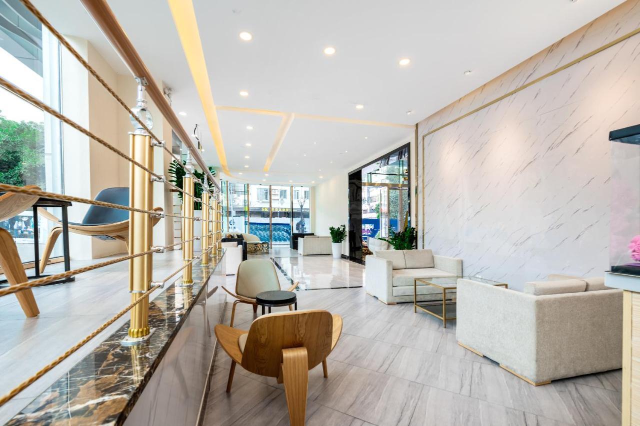 Golden Central Hotel Serviced Residence-Xin Hao E Du Shenzhen Dış mekan fotoğraf