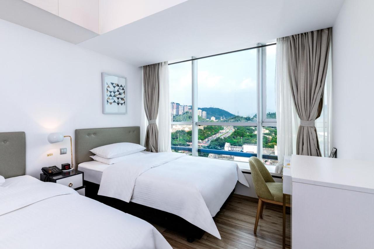 Golden Central Hotel Serviced Residence-Xin Hao E Du Shenzhen Dış mekan fotoğraf