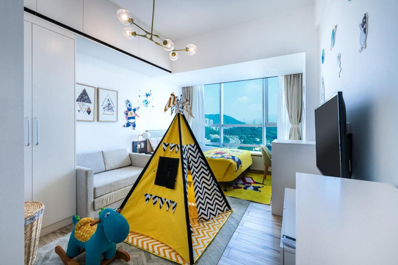 Golden Central Hotel Serviced Residence-Xin Hao E Du Shenzhen Dış mekan fotoğraf