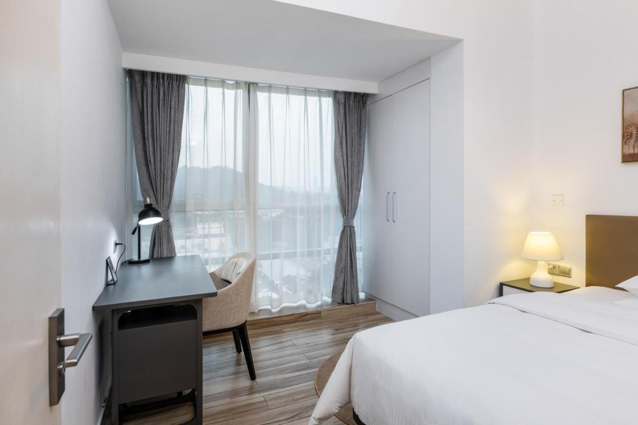 Golden Central Hotel Serviced Residence-Xin Hao E Du Shenzhen Dış mekan fotoğraf
