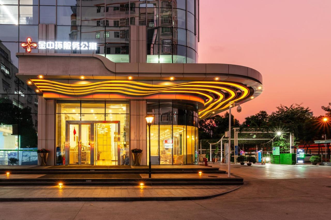 Golden Central Hotel Serviced Residence-Xin Hao E Du Shenzhen Dış mekan fotoğraf
